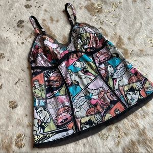 EUC Small Victoria’s Secret RARE Comic Book Print Cami